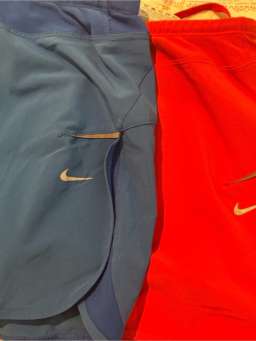 Nike Women’s Blue and Pink Athletic Skirts